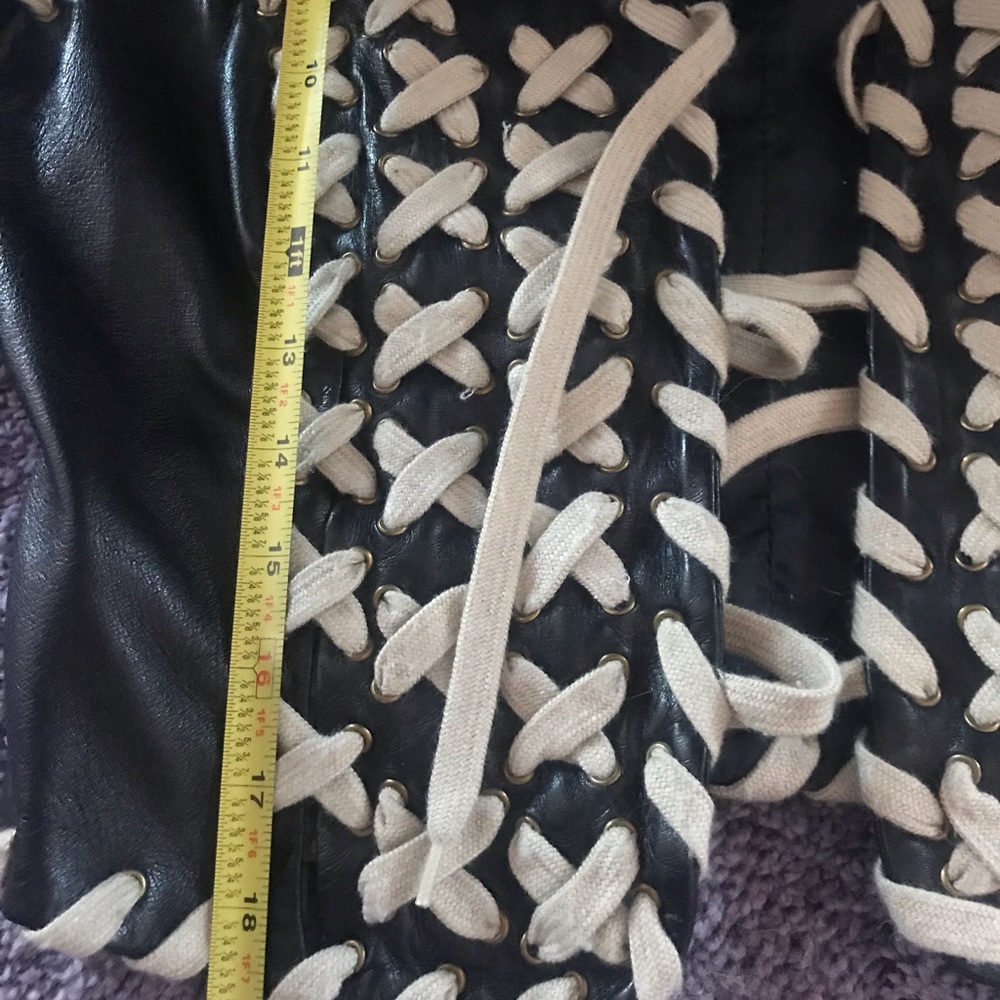 Vintage MOSCHINO couture leather jacket..ONE OF A KIND - Picture 7 of 9